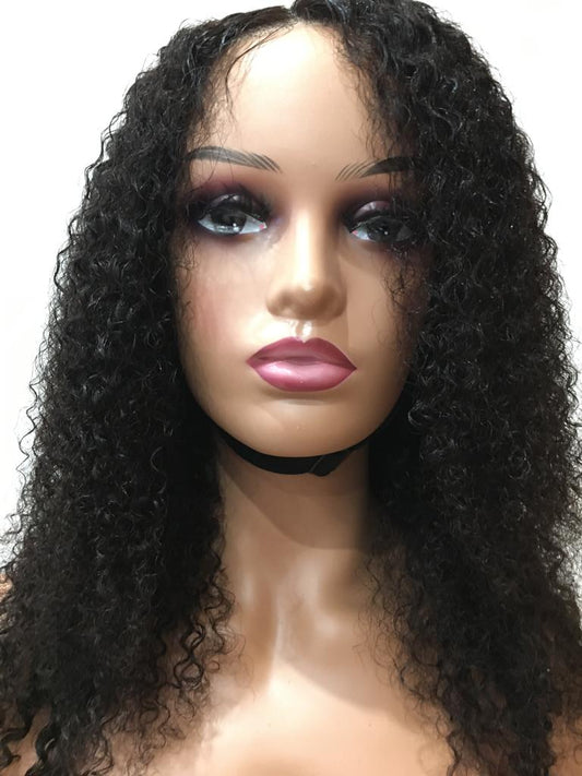 Modell: Kimmy, 45 cm (18"), curly, schwarz.