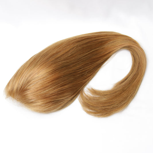 Topper - Silk Top, Wefted Back 30-70cm (12 - 28 inch) - braun