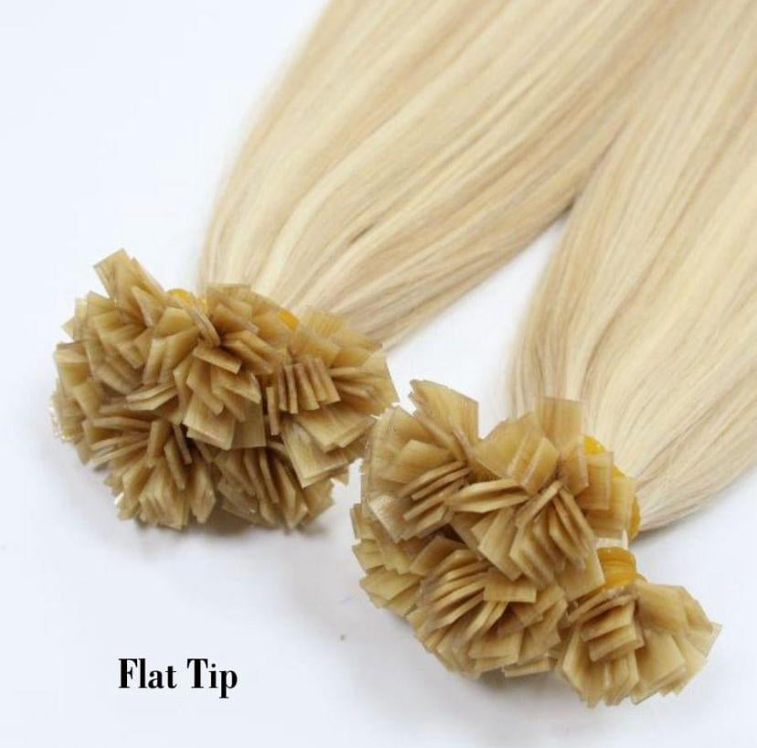 Keratin (bonding), blonde, 30 cm - 75 cm (12"-30"), straight