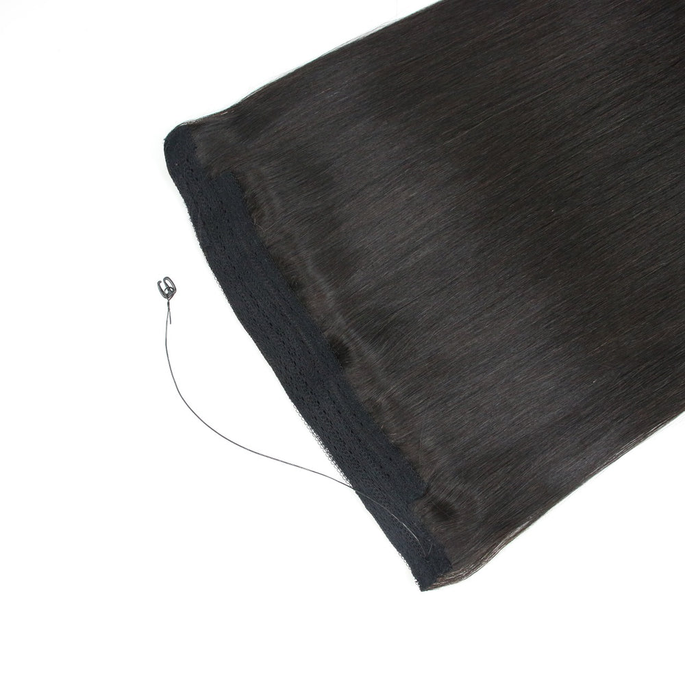 Halo, black, 40 cm - 65 cm (16"-26"), straight