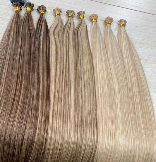 Keratin (bonding), piano, 30 cm - 75 cm (12"-30"), smooth (straight)