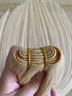 Weft - 100% RAW Hair - blond - Super Double Drawn