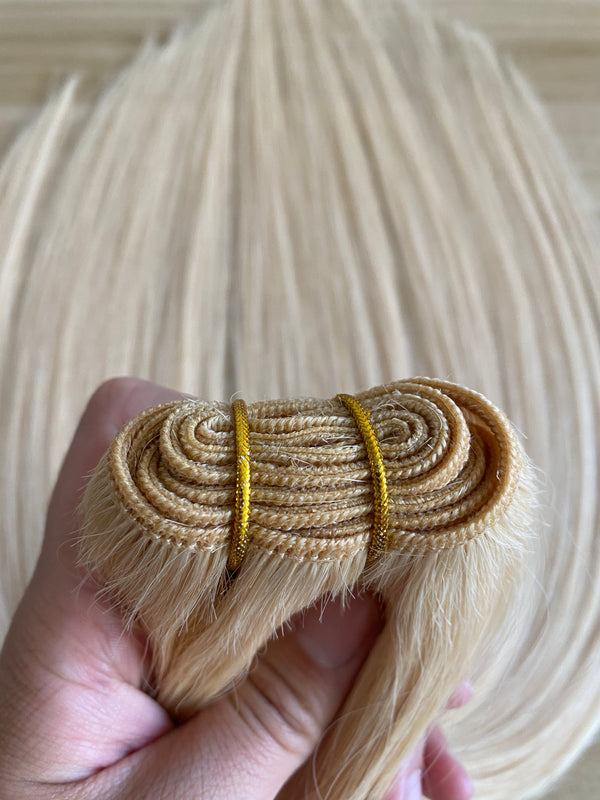 Weft - 100% RAW Hair - blond - Super Double Drawn