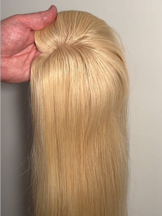 Topper - Echthaar - Silk Top - blond