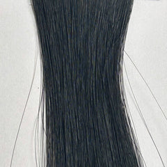 Topper - Silk Top, 6x7 inch, Wefted Back 30-70cm (12 - 28 inch), schwarz, straight (glatt)
