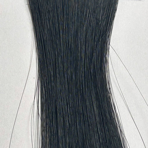 Ponytail 150g, 40cm - 65 cm (16 - 26 inch) schwarz, glatt (straight)