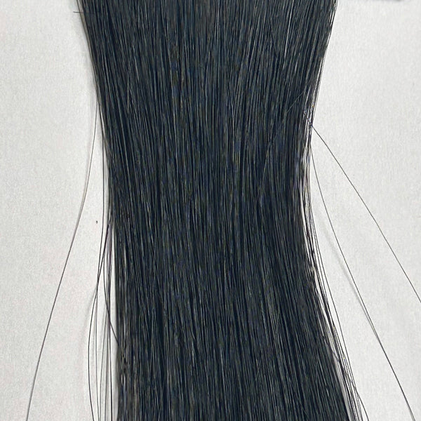 Tape in black 30 - 75 cm (12" - 30"), smooth (straight)