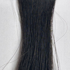 Ponytail 150g, 40cm - 65 cm (16 - 26 inch) schwarz, glatt (straight)