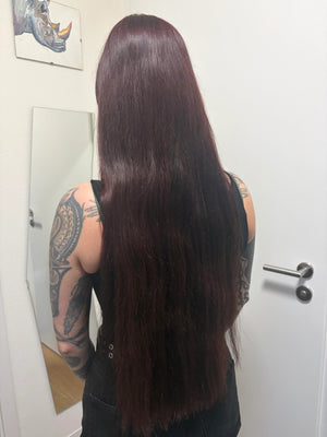 Tape in black 30 - 75 cm (12" - 30"), smooth (straight)