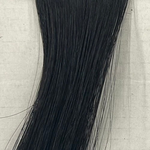 Keratin (bonding), black, 30 cm - 75 cm (12"-30"), smooth (straight)